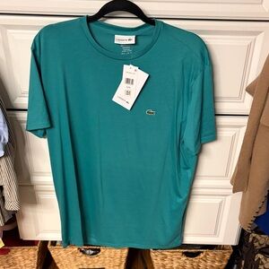Lacoste Men's Aqua Short Sleeve Tee